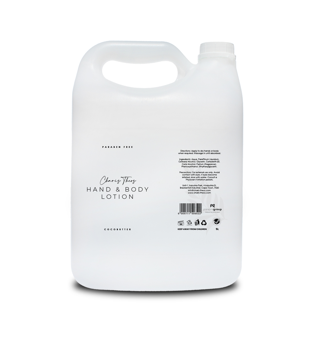 Charis Theos ™ - Amn - Body Lotion "Cocobutter" - Lotion - 5ltr Can