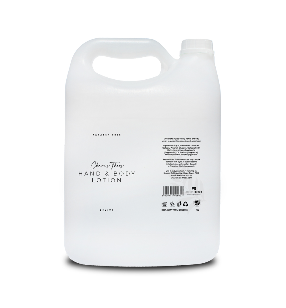 Charis Theos ™ - Amn - Body Lotion "Revive" - Lotion - 5ltr Can
