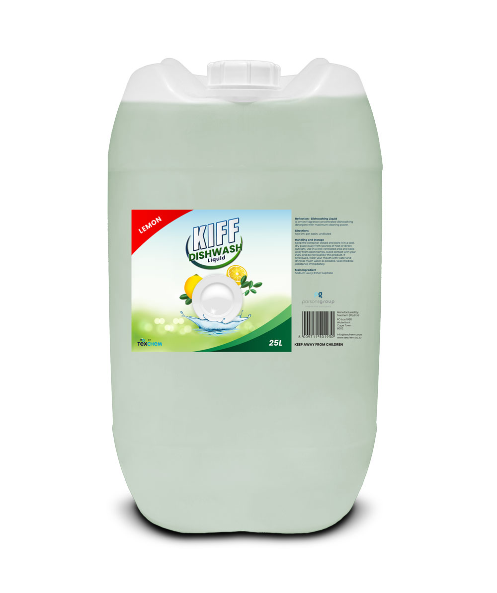 Kiff - Jnt - Dishwash Liquid Lemon - Liquid - 25ltr Can