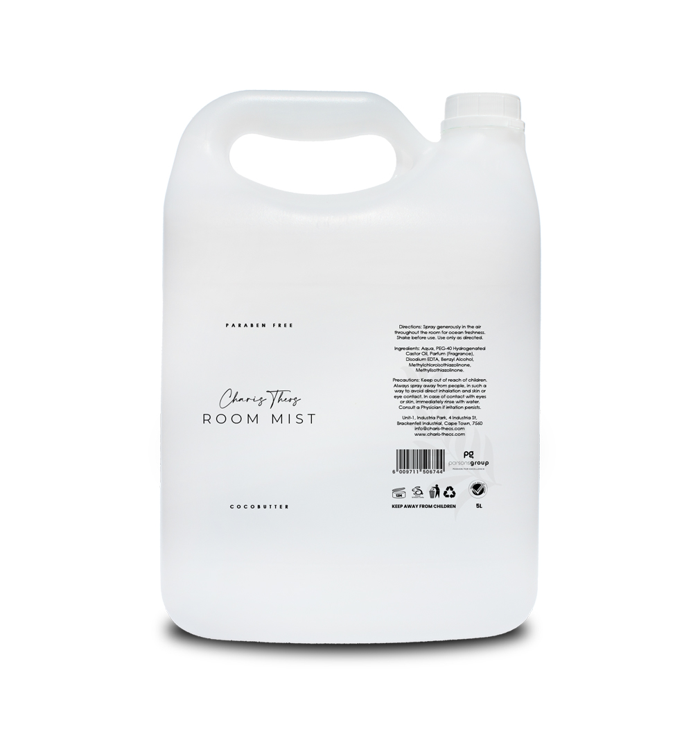 Charis Theos - Amn - Room Mist "Cocobutter" - Liquid - 5ltr Can