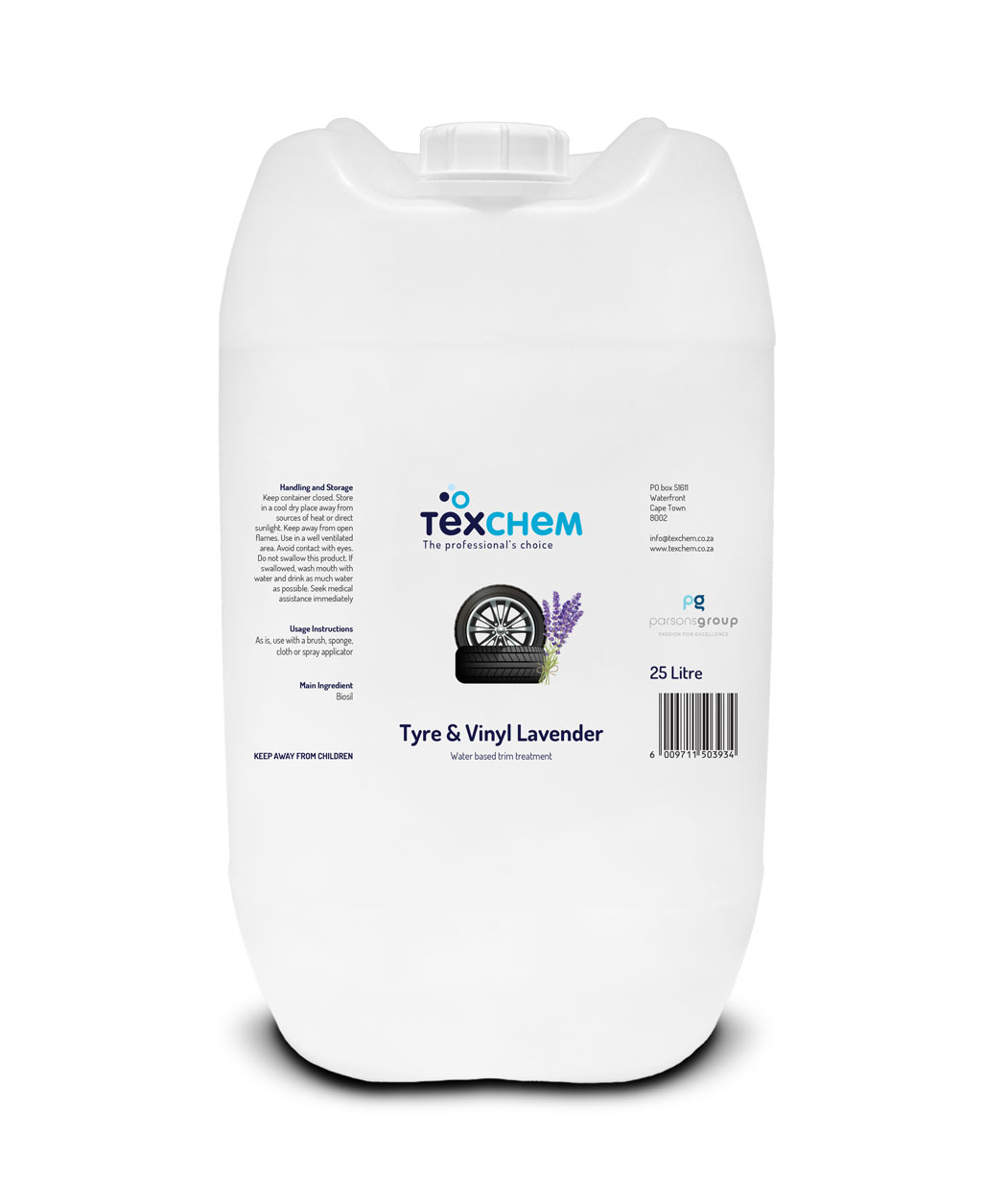 Texchem - Aut - Tyre&Vinyl Lavender - Liquid - 25ltr Can