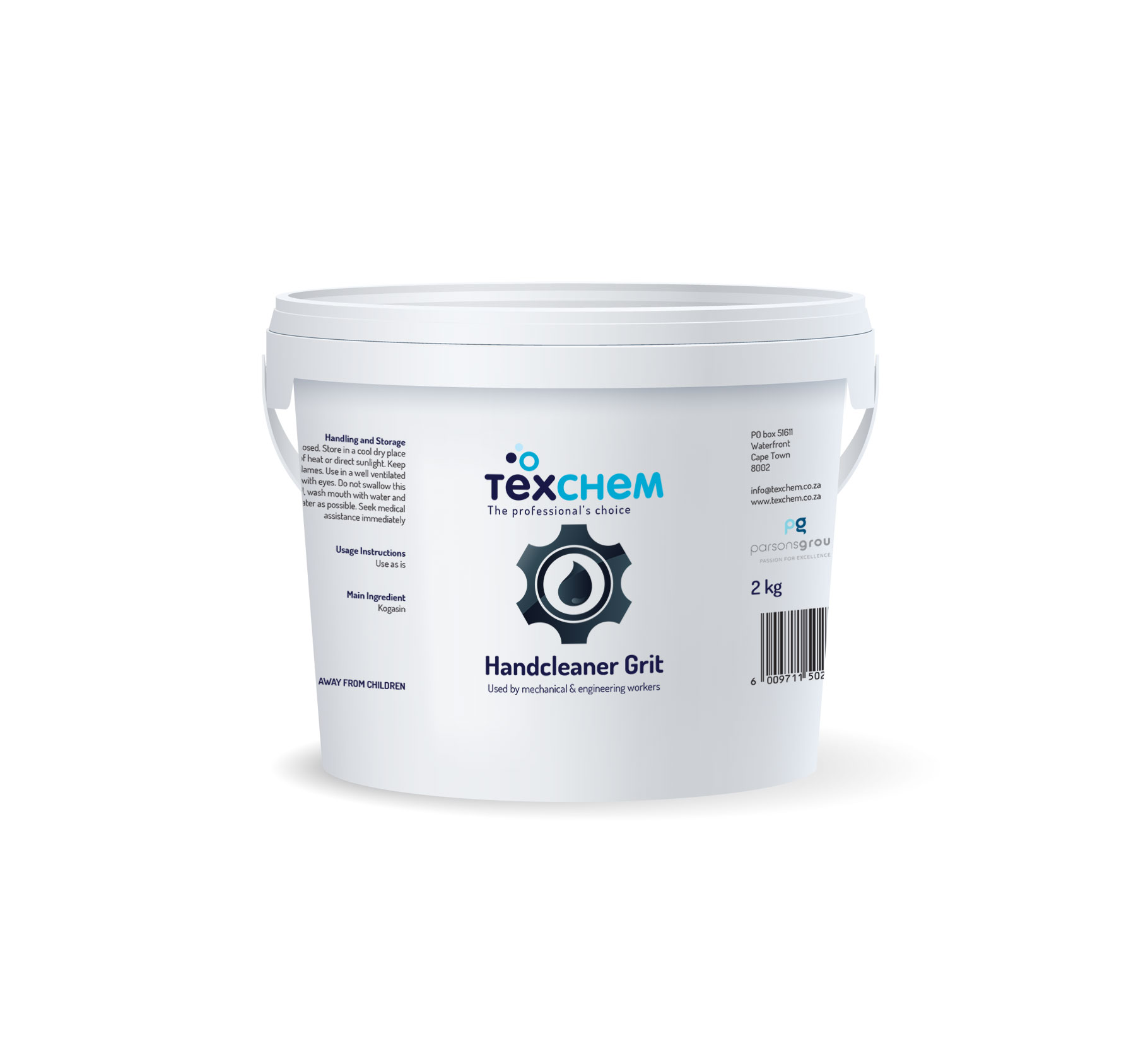 Texchem - Ind - Handcleaner Grit - Gel - 2ltr Bucket