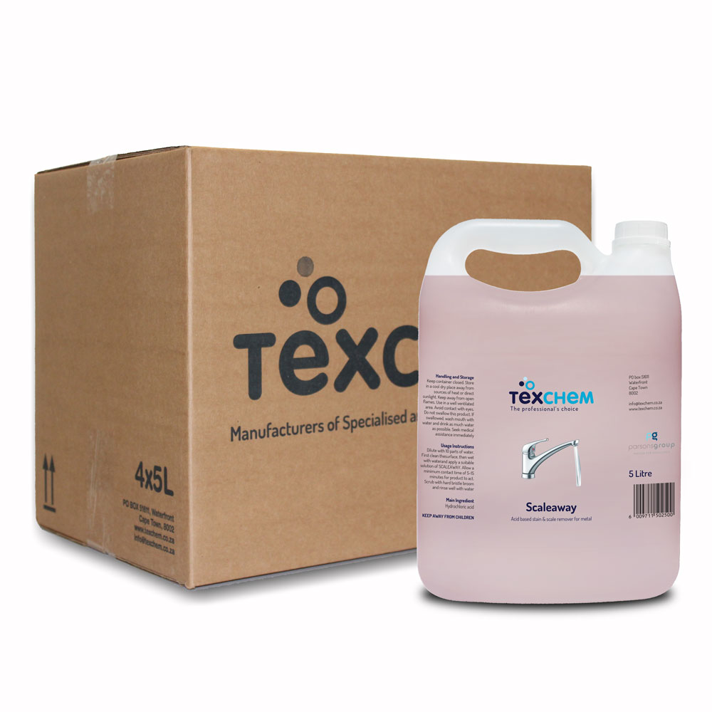 Texchem ™ - Ind - ScaleAway - Liquid - Box (4x5ltr)