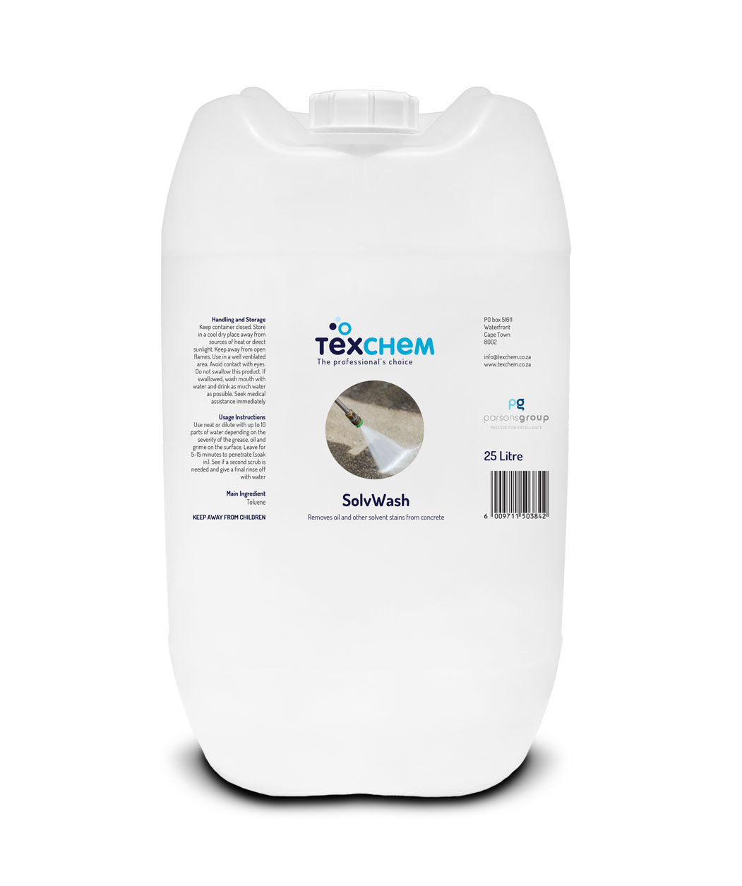 Texchem - Ind - SolvWash - Liquid - 25ltr Can