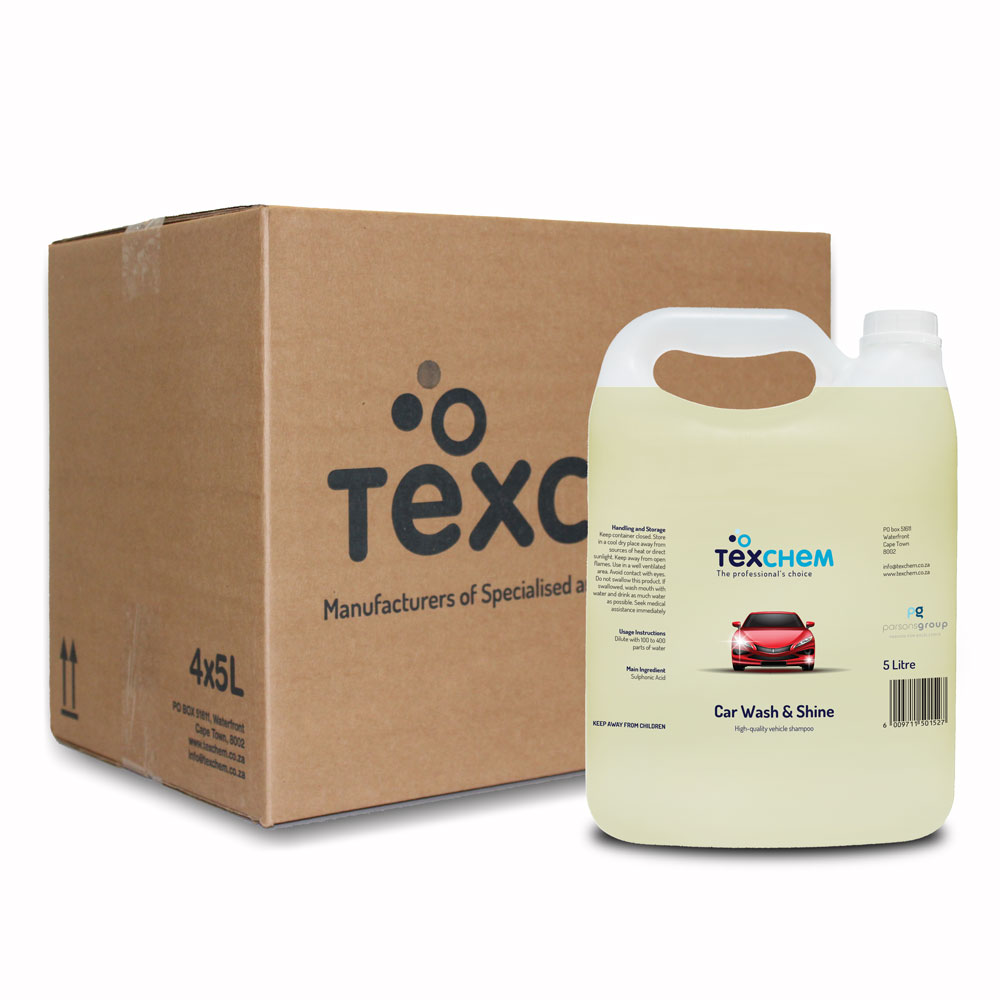 Texchem ™ - Aut - Car Wash&Shine - Liquid - Box (4x5ltr)