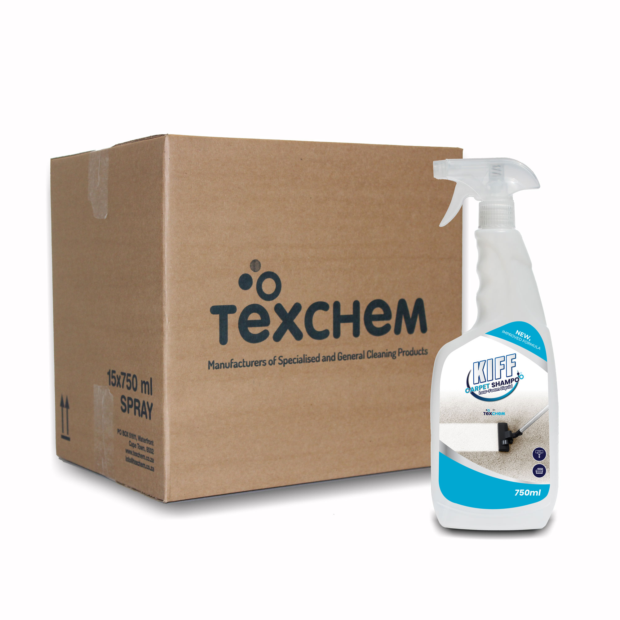 Texchem - Flr - Carpet Shampoo Liquid - Liquid - Box (15x750ml)