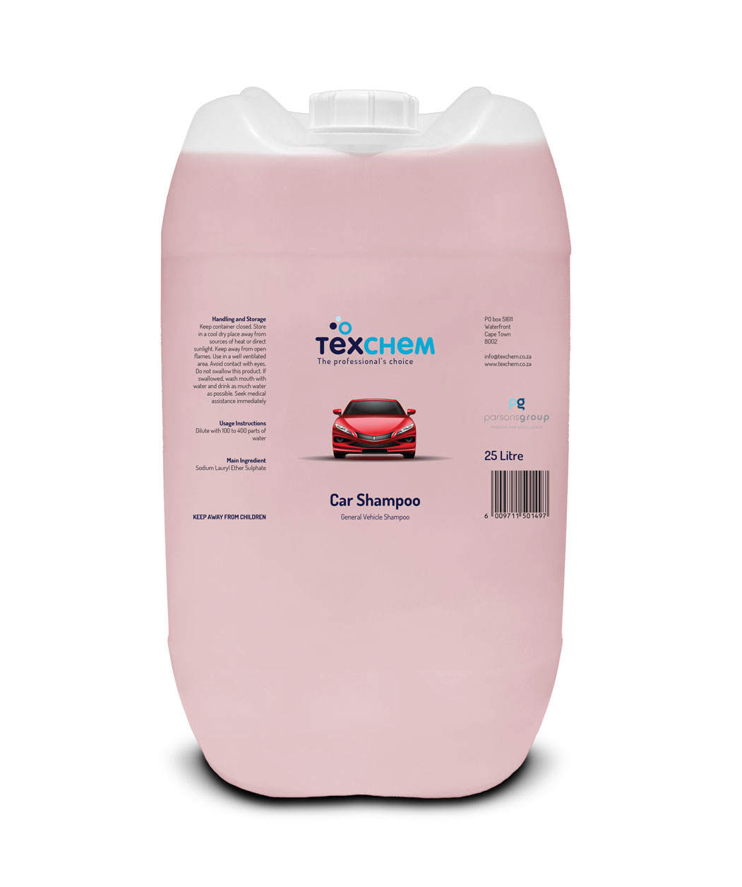 Texchem - Aut - Car Shampoo - Liquid - 25ltr Can