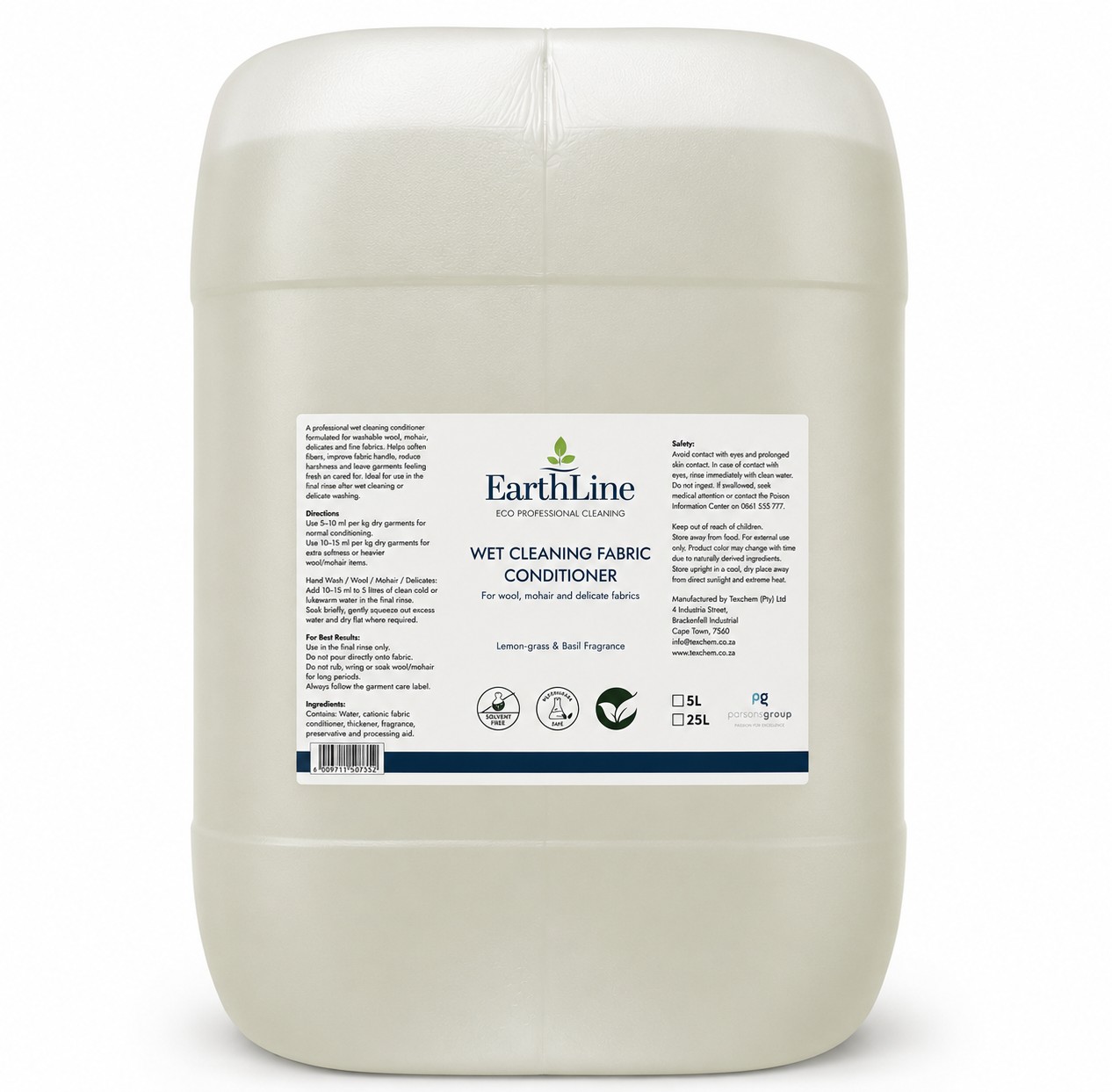 EarthLine ™ - WC - EarthLine Wet-soft - Laundry Liquid - 25ltr Can