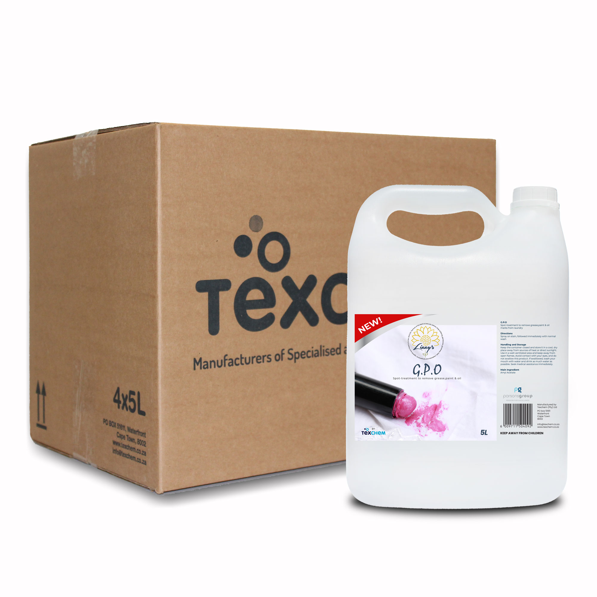 Lizzy's - Lnd - G.P.O. - Liquid - Box (4x5ltr)