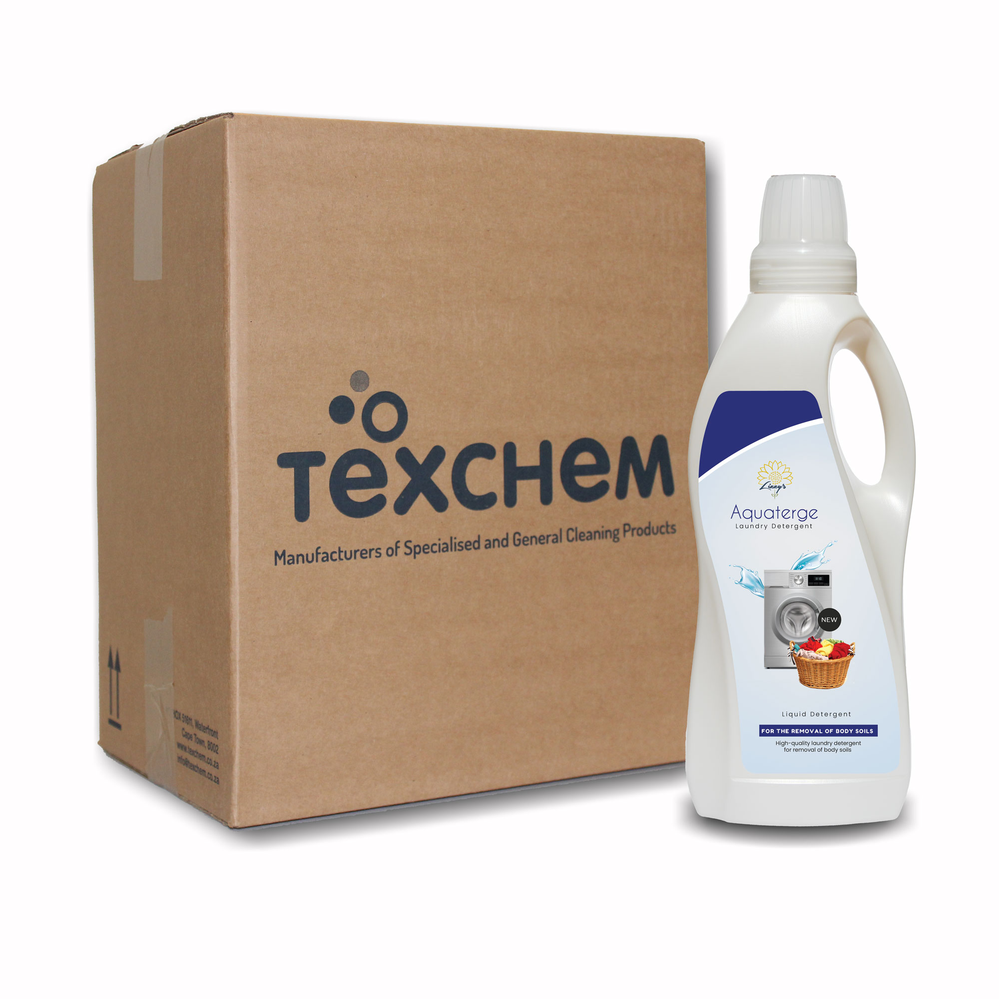 Texchem ™ - Lnd - Laundry Liquid - Aquaterge ™ - Liquid - Box (5x2ltr)