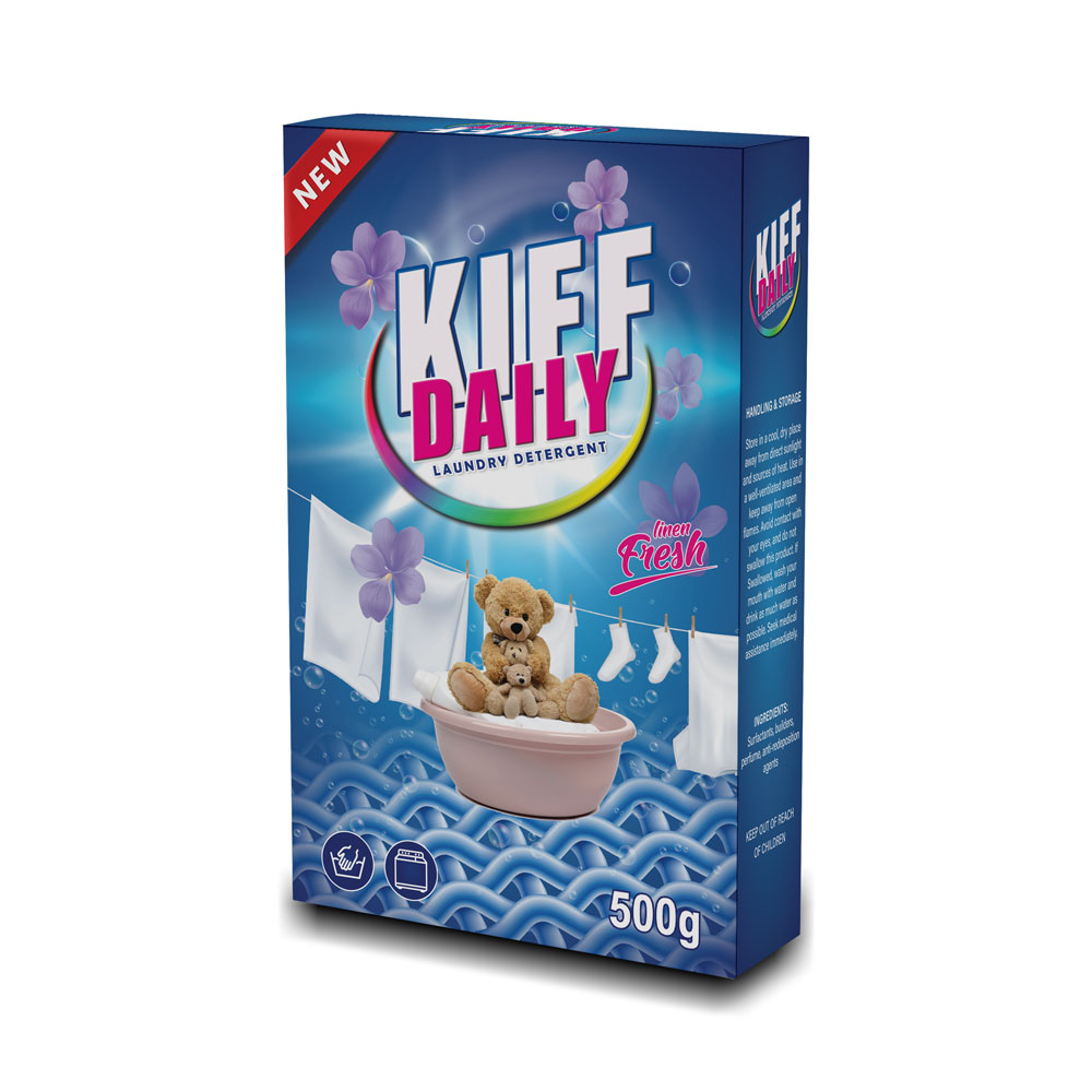 Kiff - Lnd - Laundry Powder "Daily" - Powder - Box (24x500g)