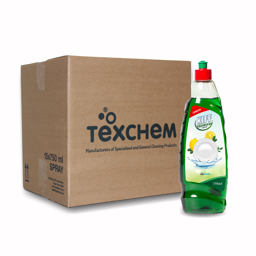 Kiff ™ - Jnt - Dishwash Liquid Lemon - Liquid - Box (15x750ml)