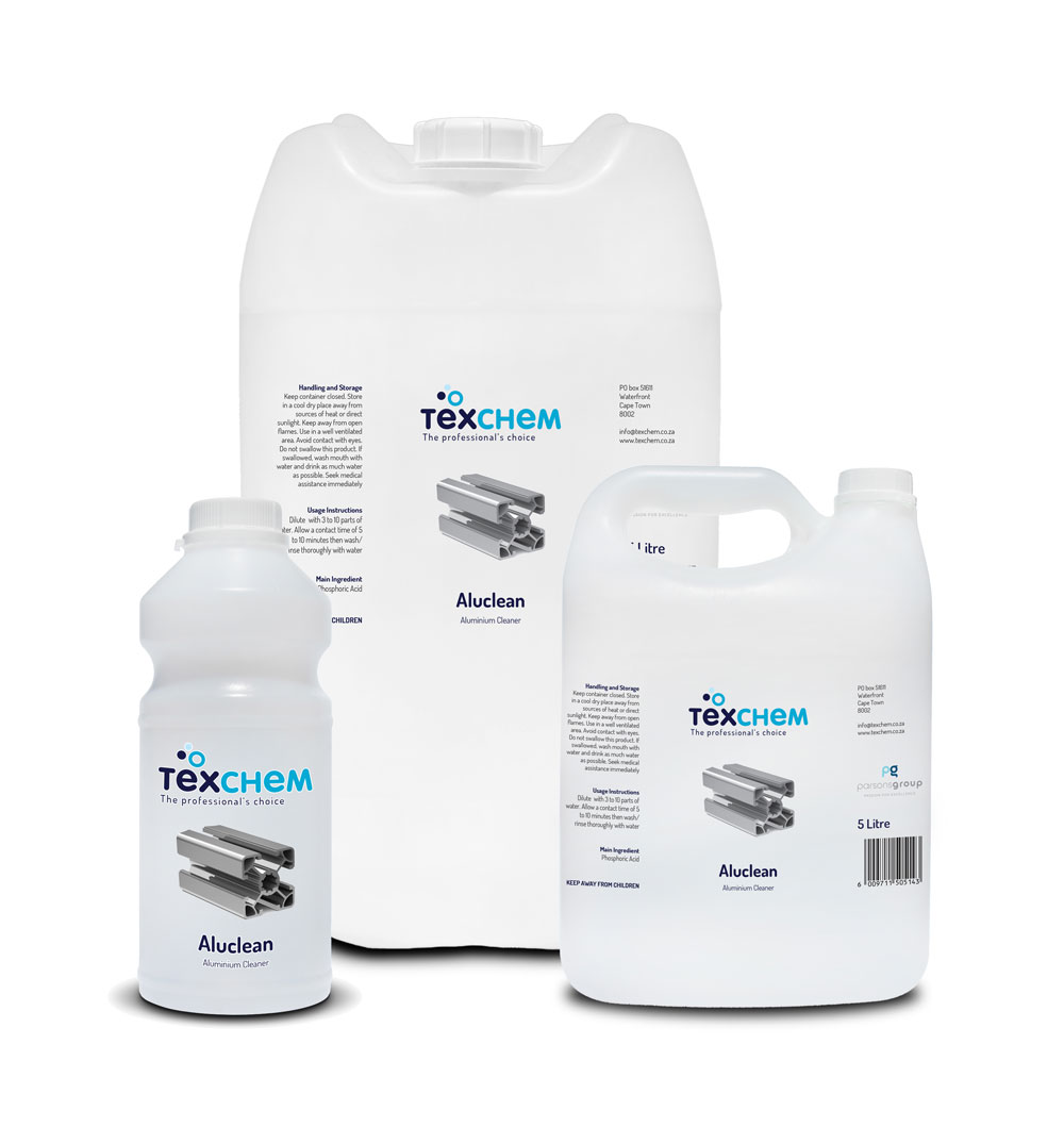 Texchem - Ind - Aluminium Cleaner "Aluclean" - Liquid - 5ltr Can