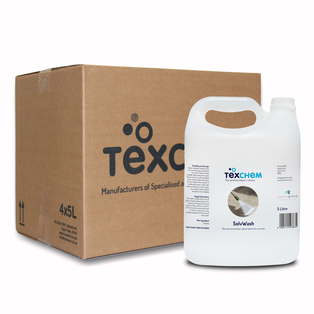 Texchem ™ - Ind - SolvWash - Laundry Liquid - Box (4x5ltr)
