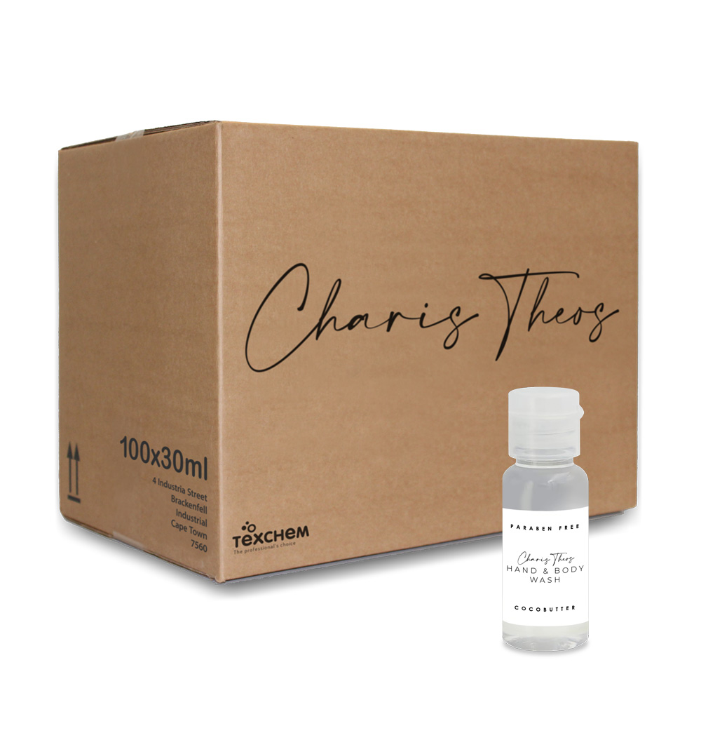 Charis Theos - Amn - Body Wash "Cocobutter" - Liquid - Box (100x30ml)