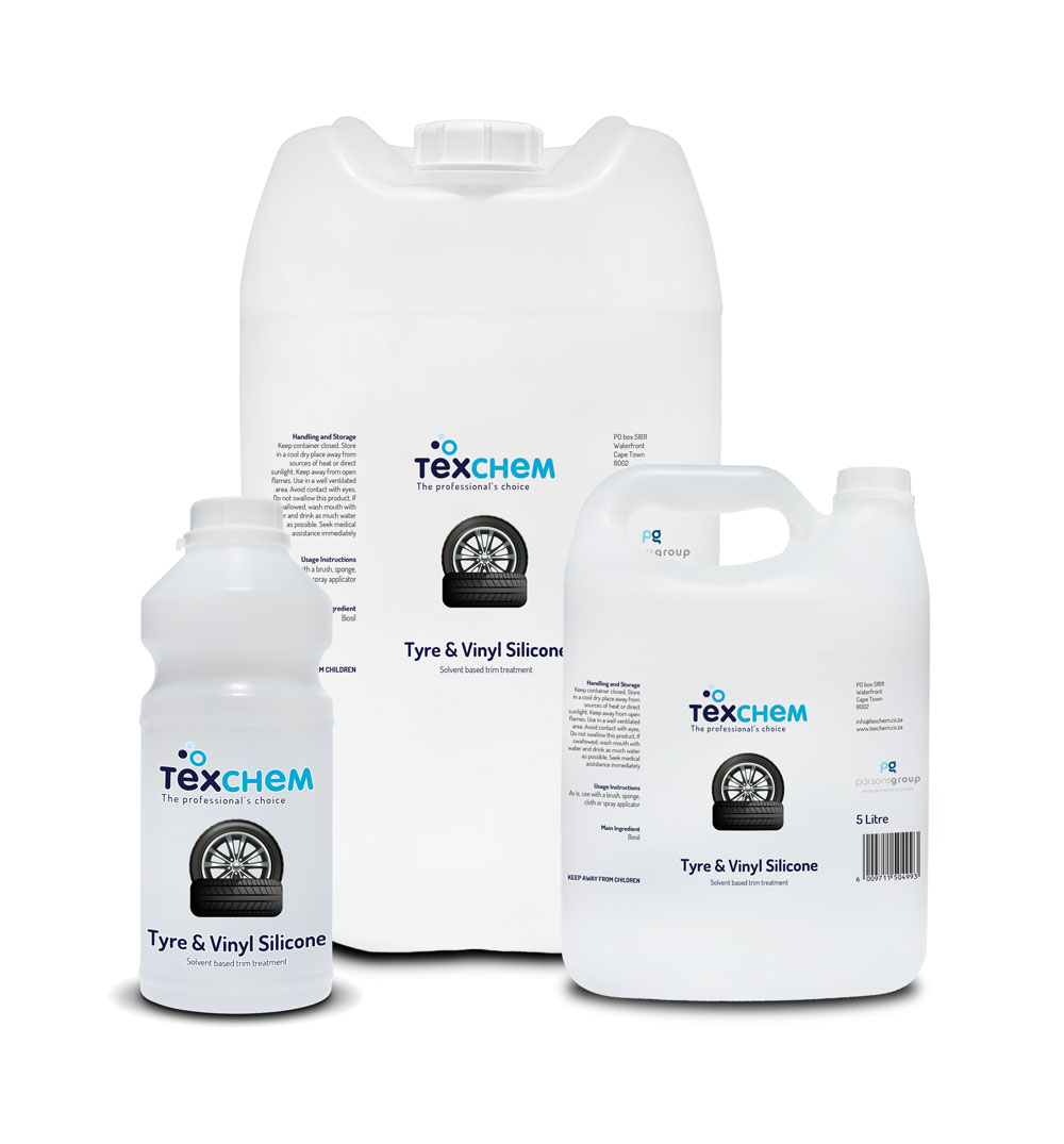 Texchem - Aut - Tyre&Vinyl Silicone - LG - Liquid - Box (4x5ltr)