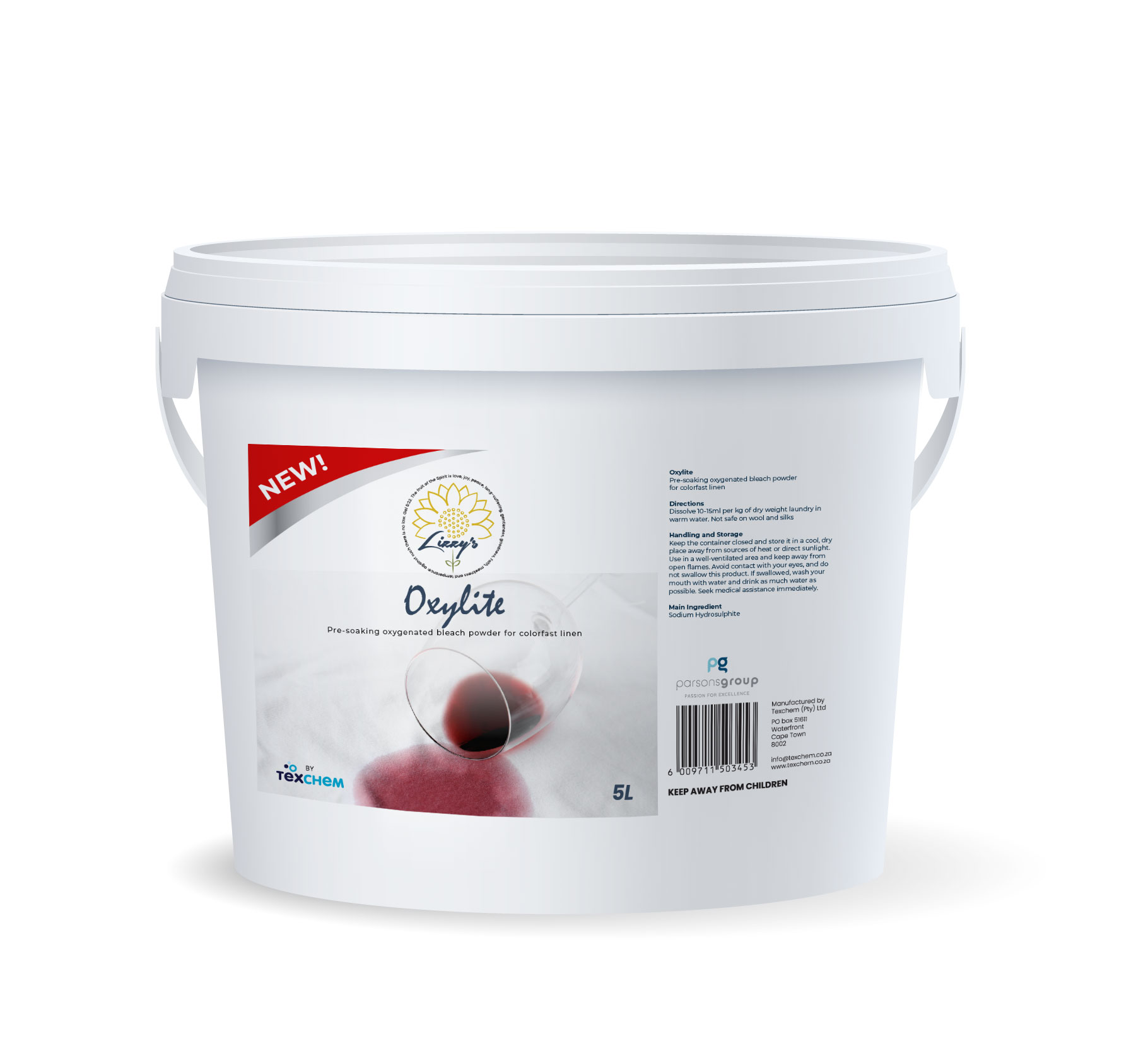 Lizzy's - Lnd - Oxylite - Powder - 5kg Bucket